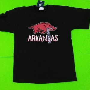 Arkansa Razorbacks Youth Size M Black T-Shirt - NWT
